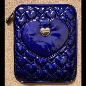 BETSEY JOHNSON Quilted Hearts iPad Case